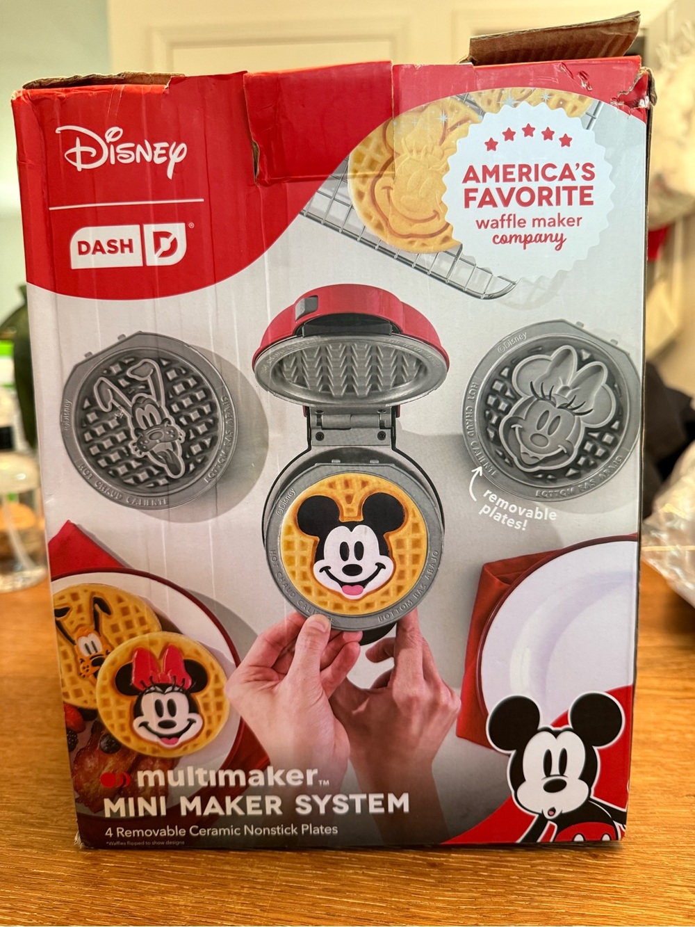 Mickey and Friends mini waffle maker